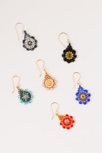  Taylor Drop Beaded Earring | Miguel Ases