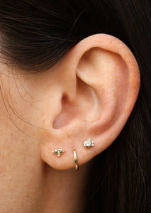 Scosha Single | Party Hat Stud with Diamonds