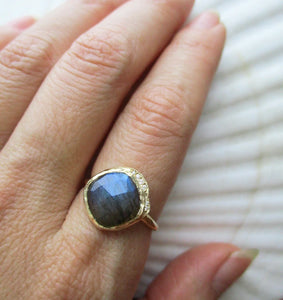 Misa Jewelry Middle Cove Labradorite Ring