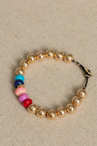 Scosha Candy Gem Bracelet | Golden 