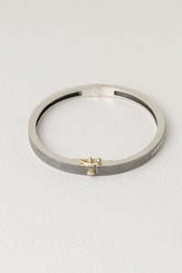 Rene Escobar Gold and Silver Junia Bangle Bracelet