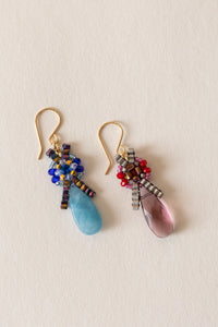 Anna Drop Beaded Earring | Miguel Ases