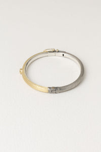 Rene Escobar Gold and Silver Junia Bangle Bracelet