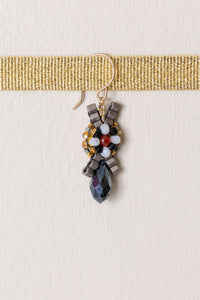 Therese Drop Beaded Earring | Miguel Ases