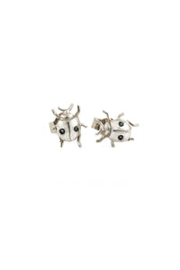 Alex Monroe Ladybug Stud Earrings