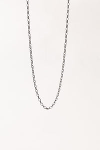 Erica Molinari Small Oval Chain Oxidized Sterling Silver