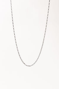 Erica Molinari Large Oval Chain | Oxidized Sterling Silver | 18-20" Sterling Silver Large Oval Chain